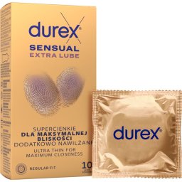 Durex Sensual Extra Lube презервативи 10 бр.