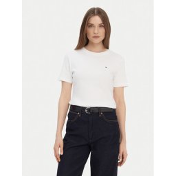 Tommy Hilfiger Тишърт New Cody WW0WW40587 Кремав Slim Fit