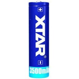 Акумулаторна батерия XTAR за фенери 18650 със защита , 3500mAh, Li-ion
