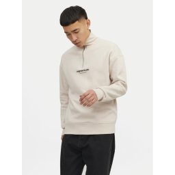 Jack & Jones Суитшърт Vesterbro 12241777 Бежов Relaxed Fit