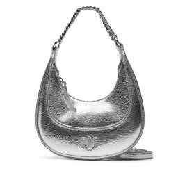 Дамска чанта PINKO Brioche Hobo Mini AI 24-25 PLTT 101433 A204 Сребрист