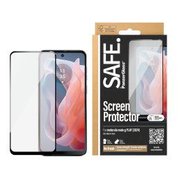 Стъклен протектор Safe за Motorola Moto G Play( 2024), UWF, Черен