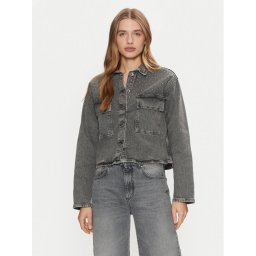Vero Moda Дънково яке Ellas 10321886 Сив Regular Fit
