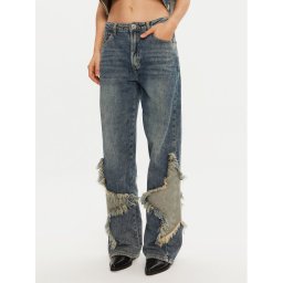 One Teaspoon Дънки 26510 Син Wide Leg