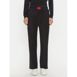 Hugo Долнище на пижама Snoozie 50523406 Черен Regular Fit