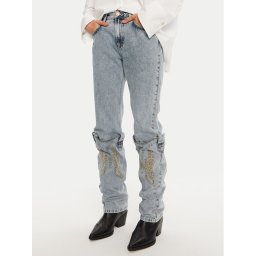 One Teaspoon Дънки 26712 Син Straight Fit