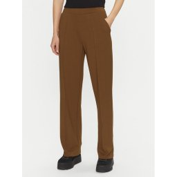 Vila Текстилни панталони Reflecti 14098897 Кафяв Wide Leg