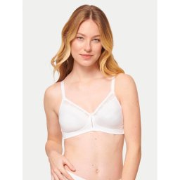 Triumph Сутиен бралет Cotton Beauty 10094814 Бял