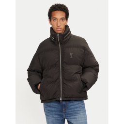 AMI Paris Зимно яке HJK403.PA0009 Черен Regular Fit