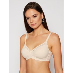 Triumph Сутиен без банели Cotton Beauty 10094814 Бежов