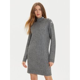 Morgan Плетена рокля 242-RMSTORI Сив Loose Fit