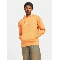 Jack & Jones Суитшърт Vesterbro 12241687 Оранжев Relaxed Fit