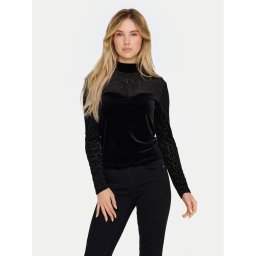 ONLY Блуза Eliana 15339981 Черен Slim Fit