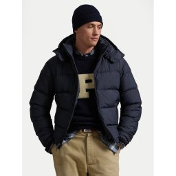 Polo Ralph Lauren Пухено яке 710955875001 Тъмносин Regular Fit