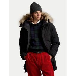 Polo Ralph Lauren Пухено яке 710940235001 Черен Regular Fit