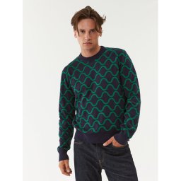United Colors Of Benetton Пуловер 1094K104X Тъмносин Regular Fit