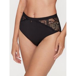 Chantelle Класически бикини с висока талия Orangerie C17Q80 Черен
