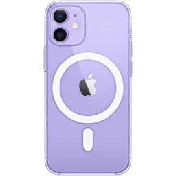 Ориринален гръб Apple Clear MagSafe Cover за iPhone 12 mini - Прозрачен, MHLL3ZM/A