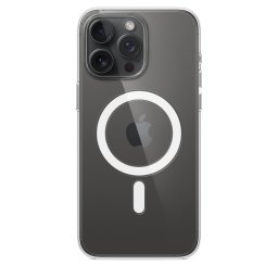 Оригинален гръб Apple Clear MagSafe Cover за iPhone 15 Pro Max - Прозрачен, MT233ZM/A