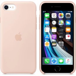 Оригинален гръб Apple Silicone Cover за iPhone 7/8/SE2020/SE2022 - Pink Sand, MXYK2ZM/A