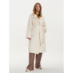 Gina Tricot Преходно палто 22987 Екрю Regular Fit