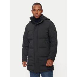 Hechter Paris Пухено яке 45017 142205 Черен Regular Fit