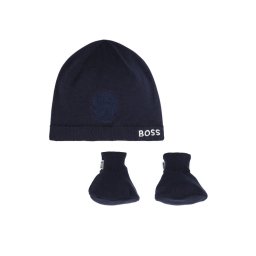 BOSS Комплект шапка и чорапи J51633 Тъмносин