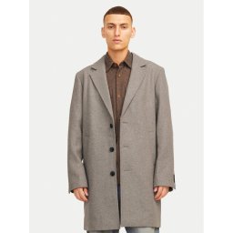 Jack & Jones Вълнено палто Harris 12263845 Бежов Regular Fit