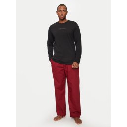 Calvin Klein Underwear Долнище на пижама 000NM2781E Червен Relaxed Fit