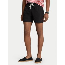 Polo Ralph Lauren Плувни шорти 710907255002 Черен Regular Fit