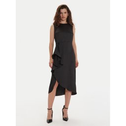 DKNY Коктейлна рокля DD4GTB81 Черен Slim Fit