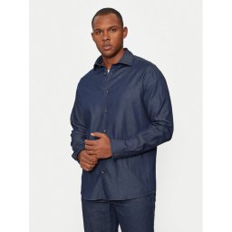 Selected Homme дънкова риза 16091061 Тъмносин Regular Fit