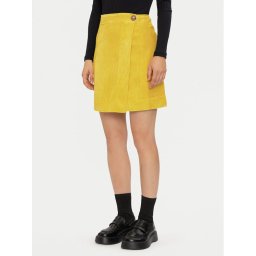 United Colors Of Benetton Мини пола 4Q5GD0048 Жълт Regular Fit