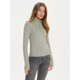 Vero Moda Пуловер Happiness 10317993 Сив Slim Fit