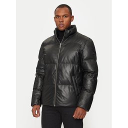 KARL LAGERFELD Кожено яке 555010 544415 Черен Regular Fit