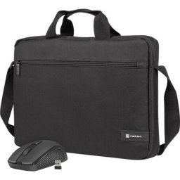 Комплект Natec laptop bag WALLROO 2 15.6" with wireless mouse Black