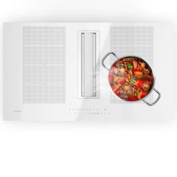 Klarstein Система Chef-Fusion Prime Down Air, 2 в 1, индукционен плот + абсорбатор, мощen 7200 W (CGCH3-Chef-Fus-90WH)