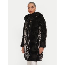 Elisabetta Franchi Зимно яке PI-79Z-46E2-V650 Черен Regular Fit