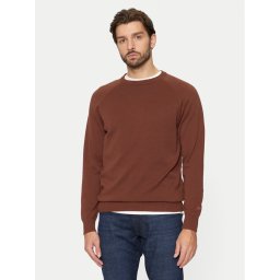 Lee Пуловер 112355672 Кафяв Regular Fit