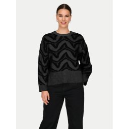 ONLY Пуловер Jane 15332157 Сив Regular Fit