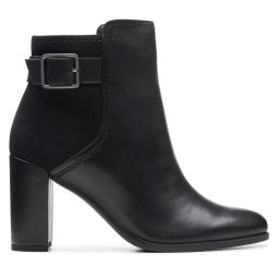 Боти Clarks Freva 85 Buckle 26174749 Черен
