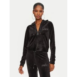 Juicy Couture Суитшърт Regal Madison JCBAS224828 Черен Slim Fit