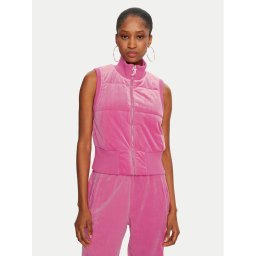 Juicy Couture Жилетка за костюм Thunder JCOGL224555 Розов Slim Fit