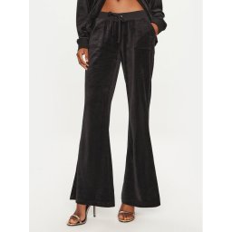 Juicy Couture Долнище анцуг Caisa JCSEBJ008 Черен Slim Fit