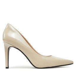 Обувки на ток Calvin Klein Heel Pump 90 - Brush L HW0HW02263 Бежов