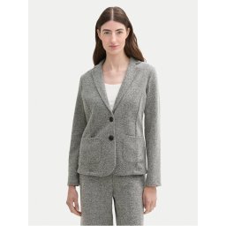Tom Tailor Сако 1043871 Сив Regular Fit