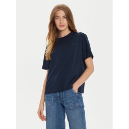 Tommy Hilfiger Тишърт Modern Flag WW0WW43597 Тъмносин Relaxed Fit