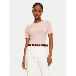 Tommy Hilfiger Тишърт WW0WW43918 Розов Slim Fit