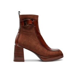 Hispanitas Боти Velour Str-I24 HI243664 Кафяв