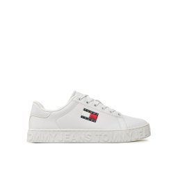 Tommy Jeans Сникърси Tjw Logo Outsole Sneaker Ess EN0EN02703 Бял